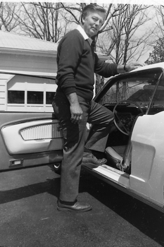 Ralph Daniel with 1965 Mustang