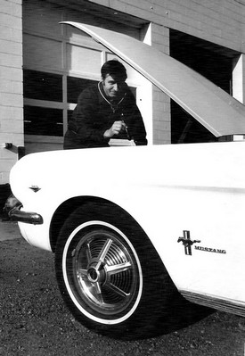 Carroll Bumgarner with 1965 Mustang