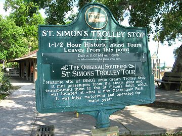St. Simons Trolley Stop