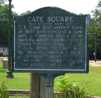 Cate Square historical marker