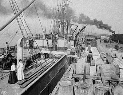 A Steamer Loading Resin in Gulfport