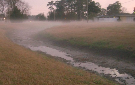 Steam Fog at Myrtle Beach