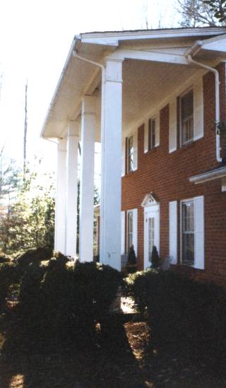 View of portico from north-northeast