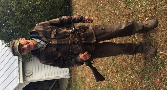 Taylor Meadows with Enfield Rifle