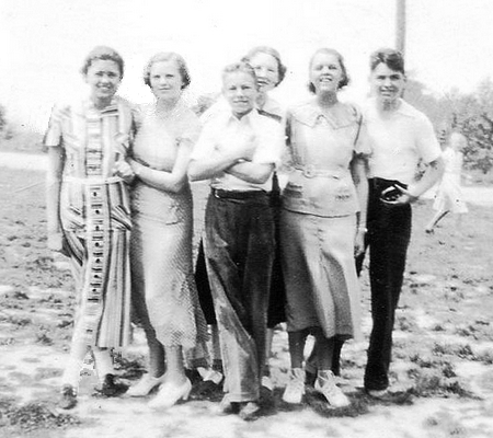 At Spring Garden School, May 1936